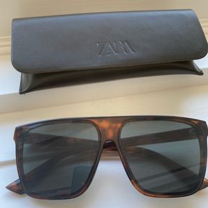zara sunglasses tortoise frame